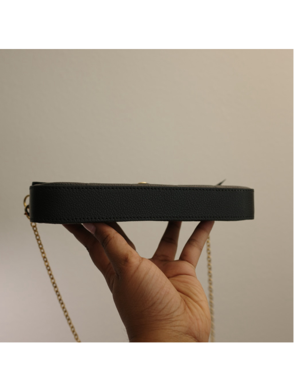 LOUIS VUITTON Black Empreinte Felice Pochette - Picture 12 of 16